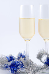 Two glasses of champagne