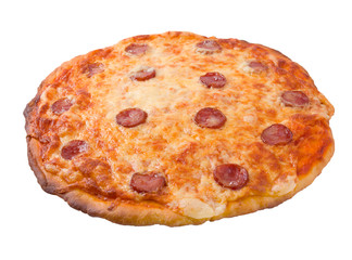 Tasty Italian pizza Pepperoni.isolated