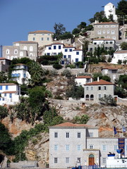 vue sur la colline de l'île d'Idra, en Grèce - 17221781