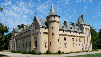 Fototapeta na wymiar Château de l'Oc Dieu