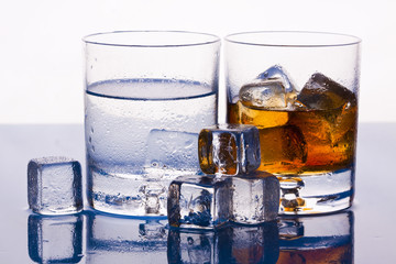 drinks with ice