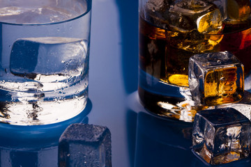 drinks with ice
