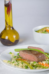 Lammbraten mit Hirse