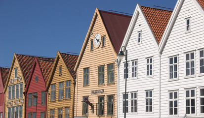 Häuser in Bergen