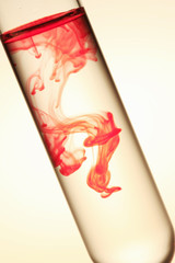 試験管とインク