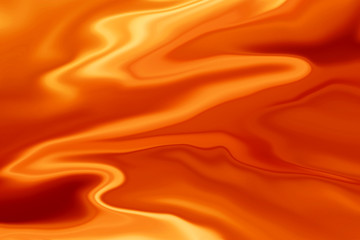 Orange flowing blur background