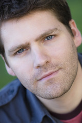 Obraz premium Portrait of Male Outdoors