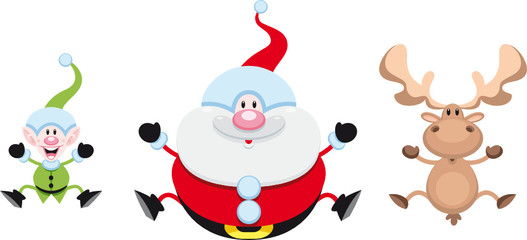 Christmas cartoon characters