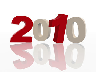 3d 2010 in red and grey