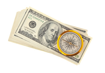 Dollars and compass