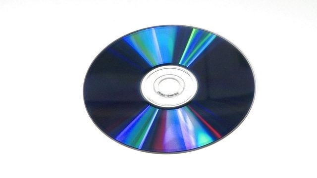 Blue DVD rotate