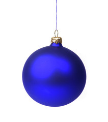 Blue Christmas bauble