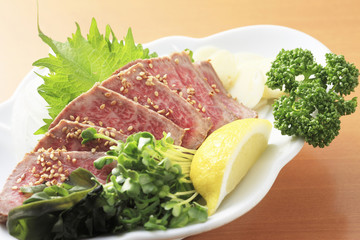 牛肉のたたき