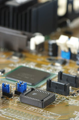 Circuit board close-up