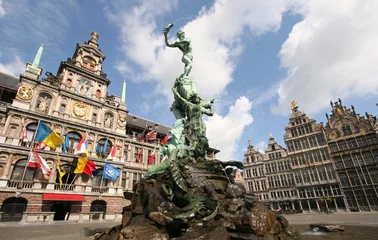 Foto op Canvas Antwerpen © Jan Kranendonk