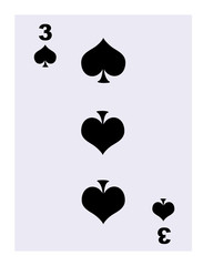 Three of Spades