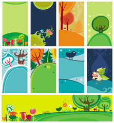 Spring Summer cards.
