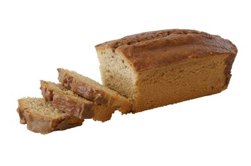 Haselnußkuchen angeschnitten