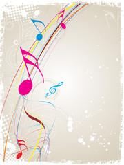 Fototapeta premium Music theme