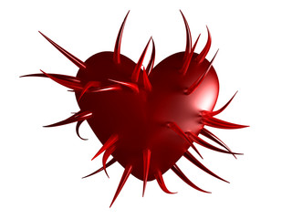 spiky heart