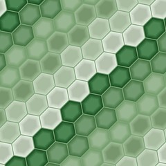 Seamless green tile pattern