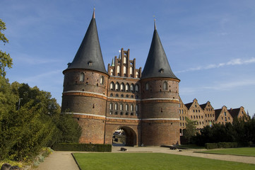 Fototapeta na wymiar Lübeck - Holstentor II