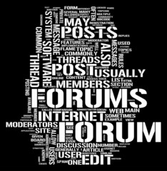 Fototapeta premium Web Forum