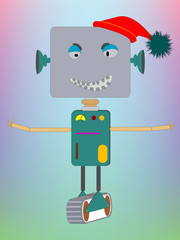 robot asking for a hug