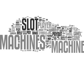 Slot Machines word cloud