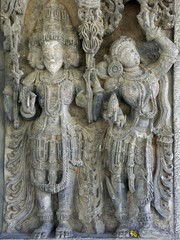 Indian temple architecture, Bas-relief of Chennakeshava Temple, Hoysala architecture