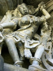 Indian temple architecture, Stone sculptures of Hoysala architecture, Belur, India