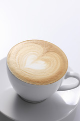 カプチーノのハート