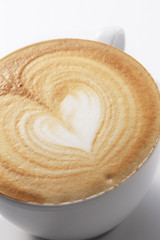 カプチーノのハート