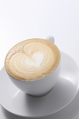 カプチーノのハート