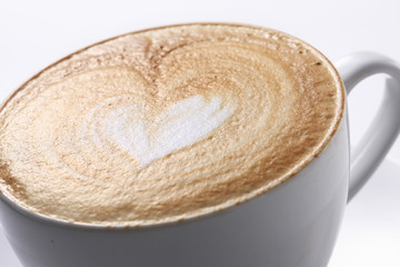 カプチーノのハート