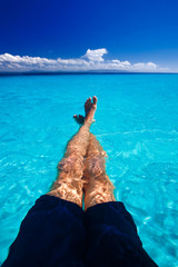Caribbean Blue water relaxing