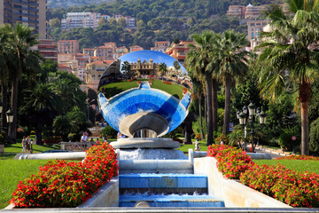 The scenery near the Monte Carlo Casino