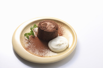 チョコレートのロールケーキ