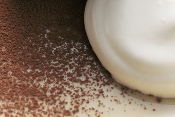 クリームとチョコ