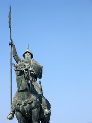 Reiterdenkmal in Porto