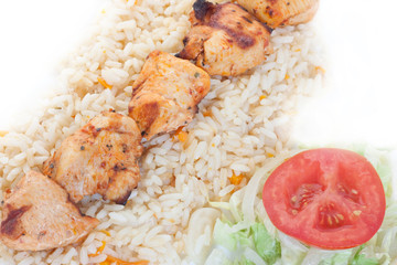 Chicken en brochette