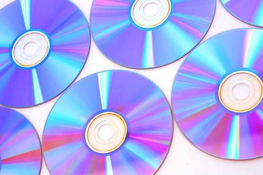 Many CD's isolated