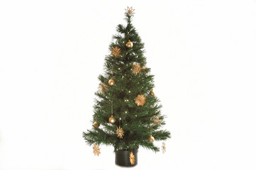 Weihnachtsbaum gold