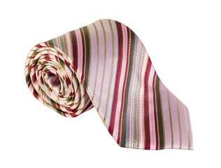 Men's tie with stripes