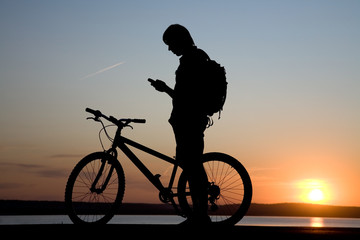 Bicycler call  by phone