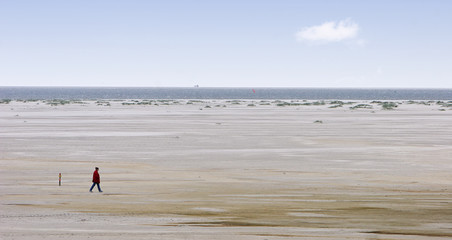 Obraz premium Strandspaziergang