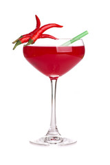 Ein aussergewöhnlicher roter Cocktail