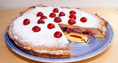 homemade bakewell pudding
