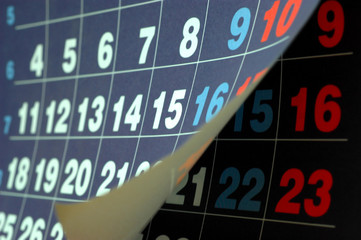 Calendar numbers