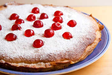 homemade bakewell pudding